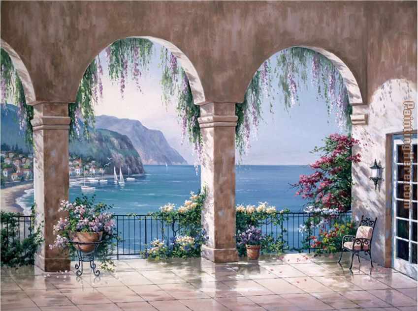 Mediterranean Arch painting - Sung Kim Mediterranean Arch art painting